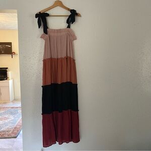C- BLU PEPPER | midi ~ dress | brand new, never worn | tank dress | multi c…